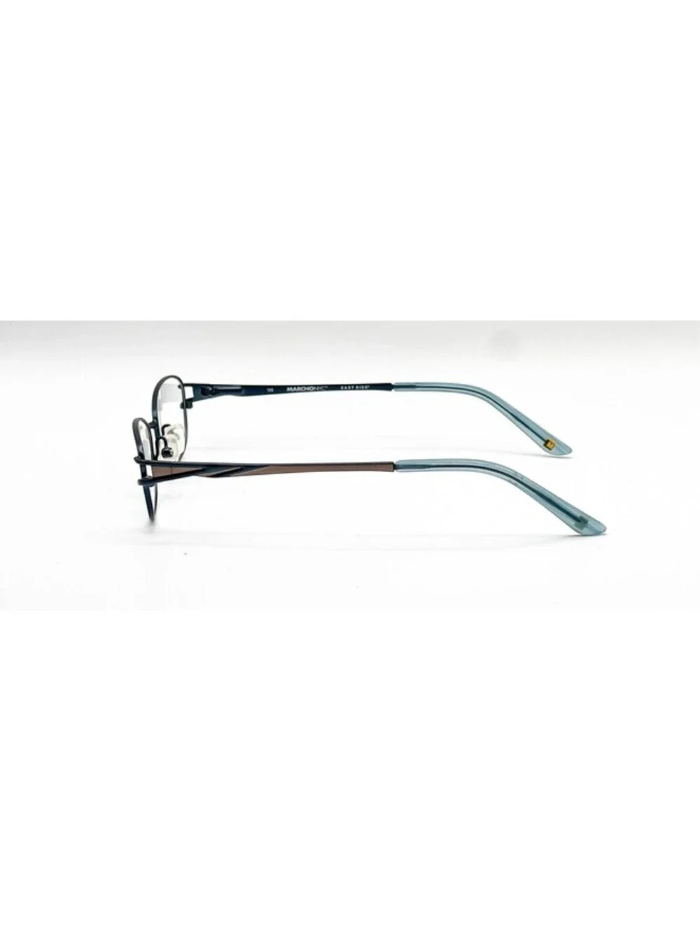 Marchon Nyc Delancey 320 Matte Turquoise Authentic Eyeglasses 49-17-135